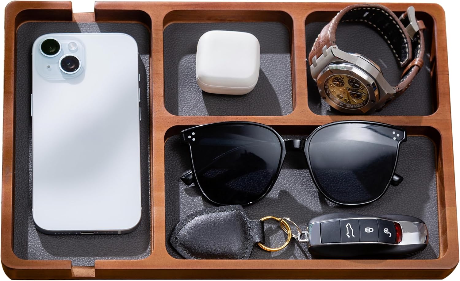 Wooden valet trays